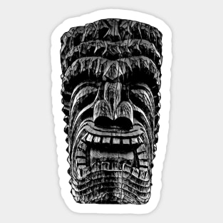 Tiki Head Sticker